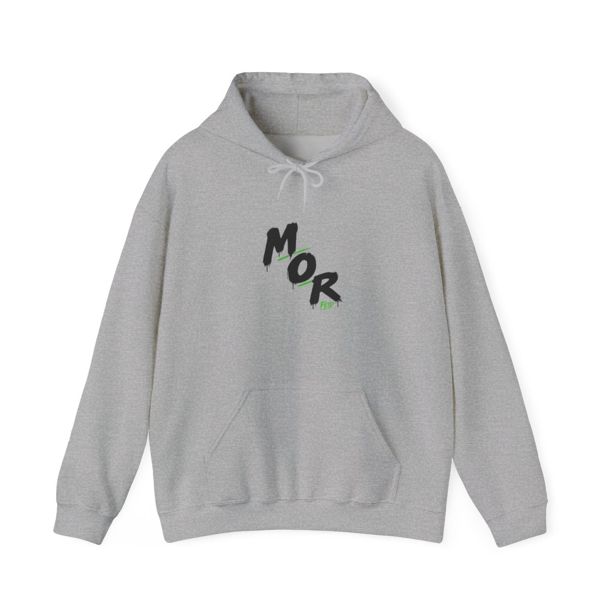 Feid " in smaller font beneath the last letter " Hoodie - alternate angle 2, merchandise