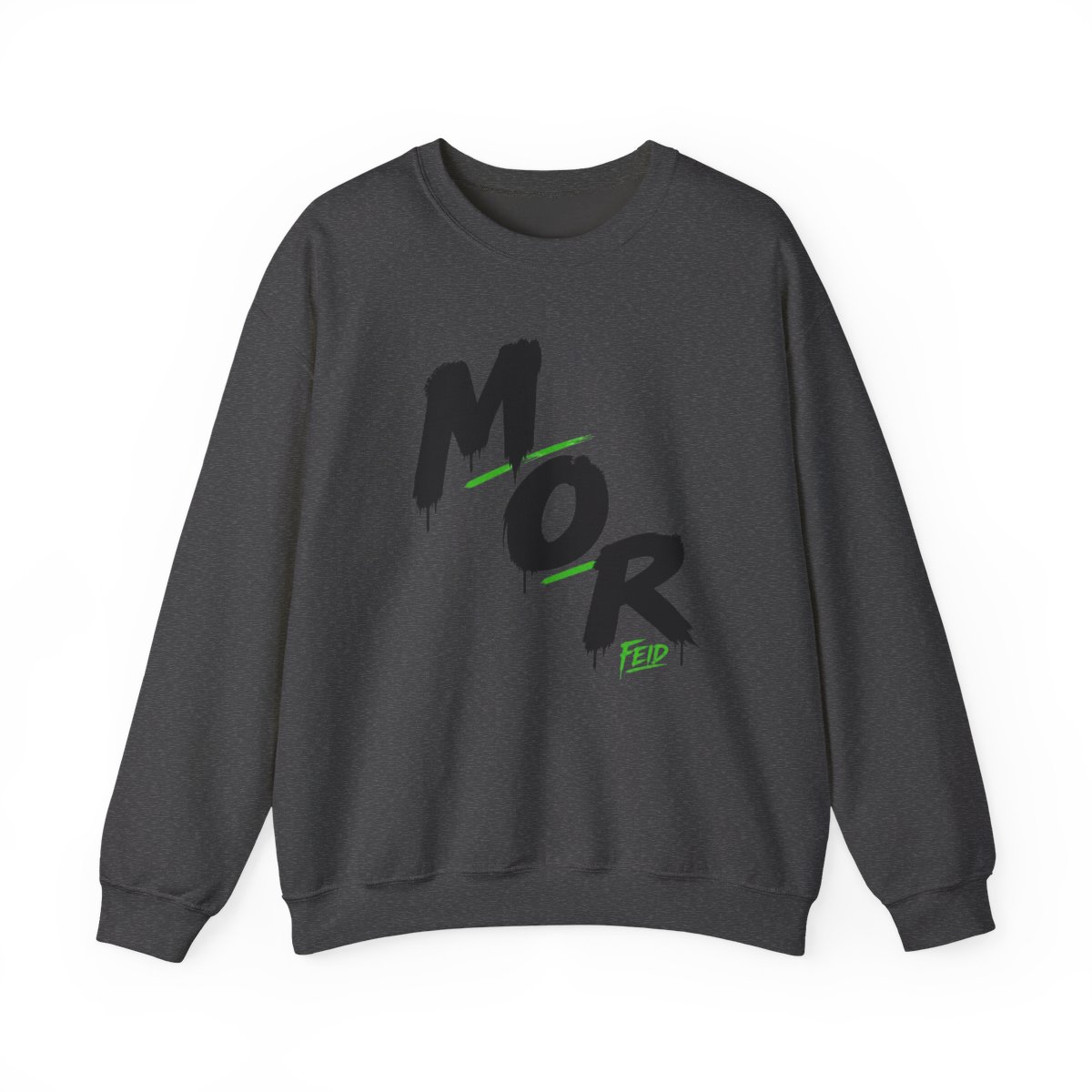 Feid " in smaller font beneath the last letter " Crewneck - alternate angle 3, merchandise
