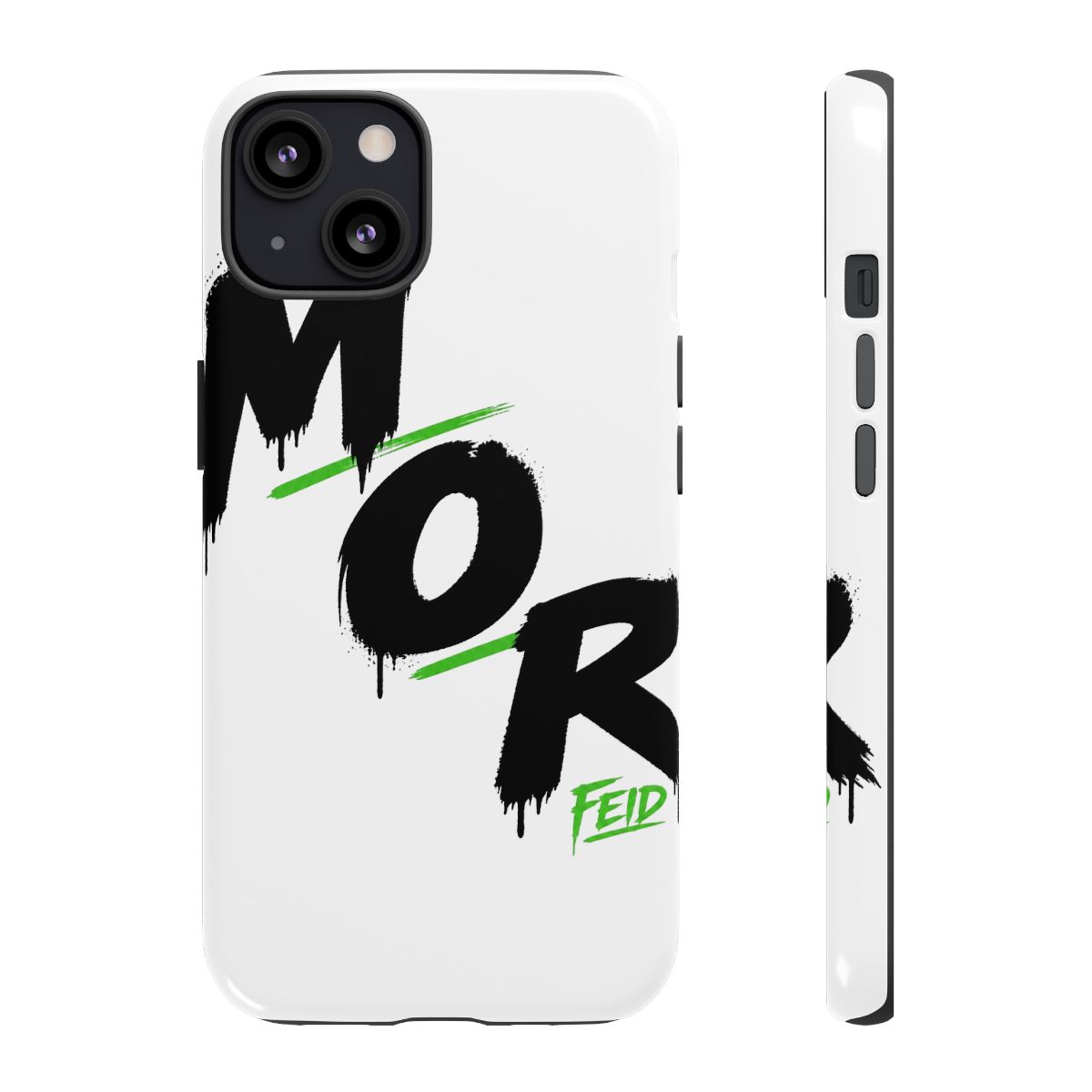Feid " in smaller font beneath the last letter " Phone Case - alternate angle 5, merchandise