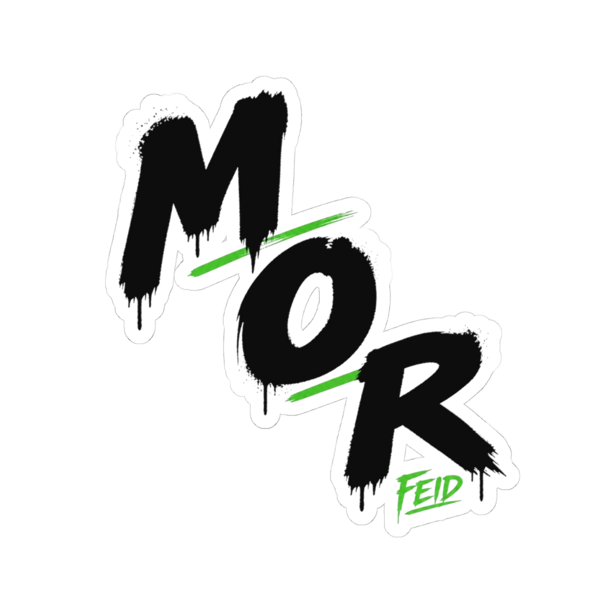 Feid " in smaller font beneath the last letter " Sticker - Official Stickers merchandise