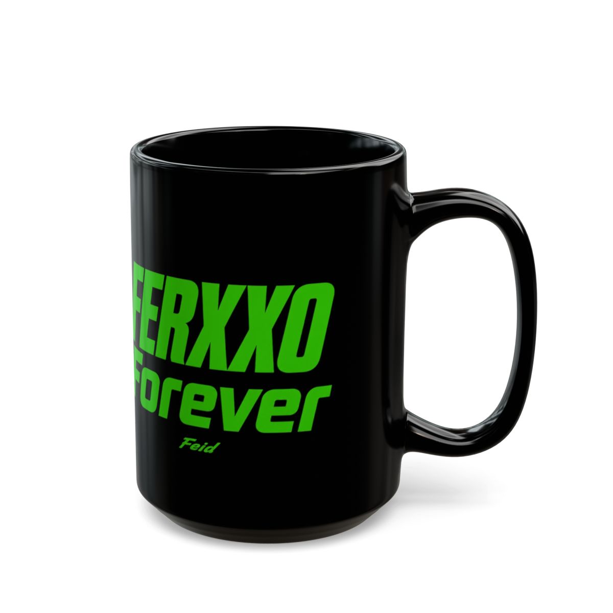 Feid "FERXXO Forever" Black Mug - alternate angle 5, merchandise
