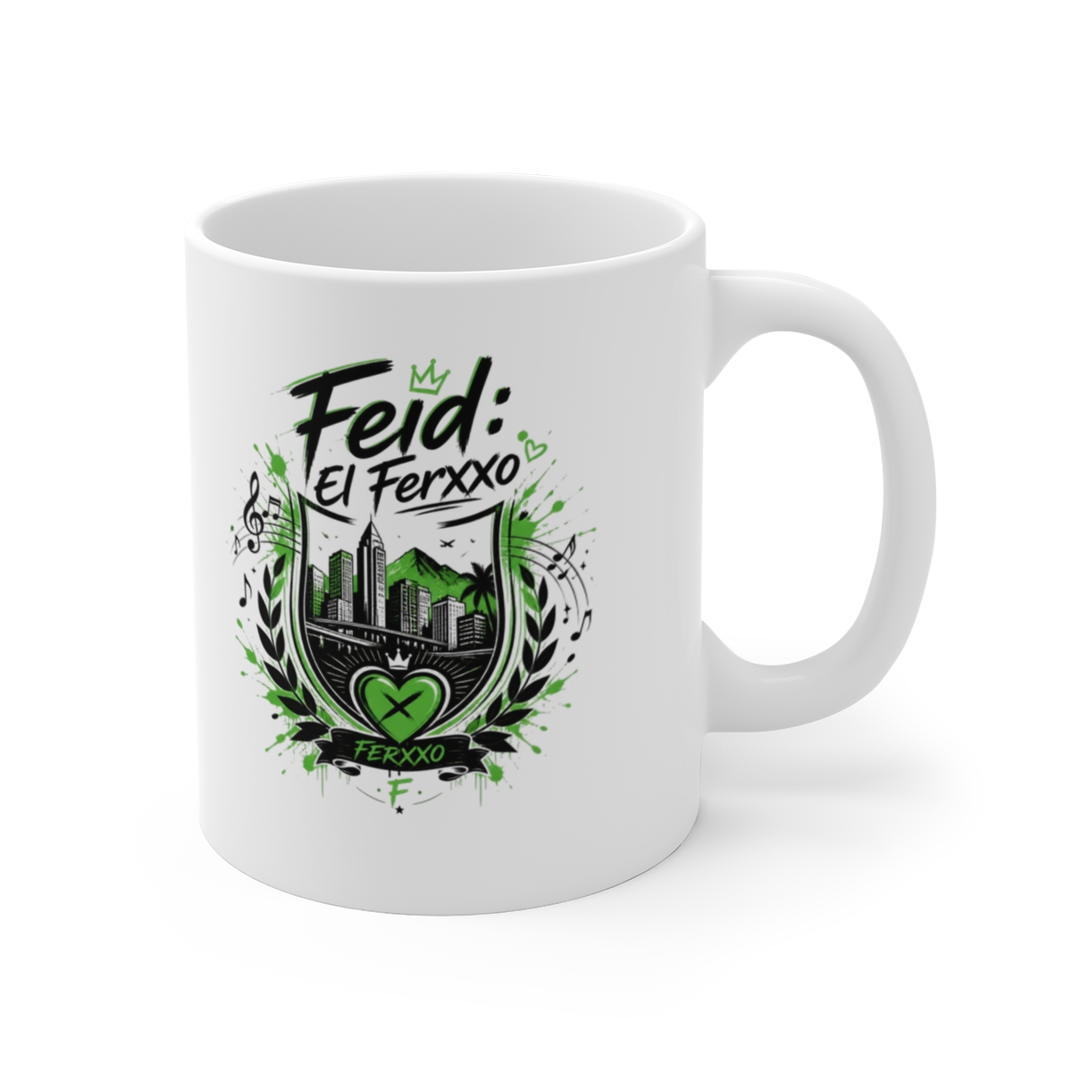 Feid "Ferxxo." White Mug