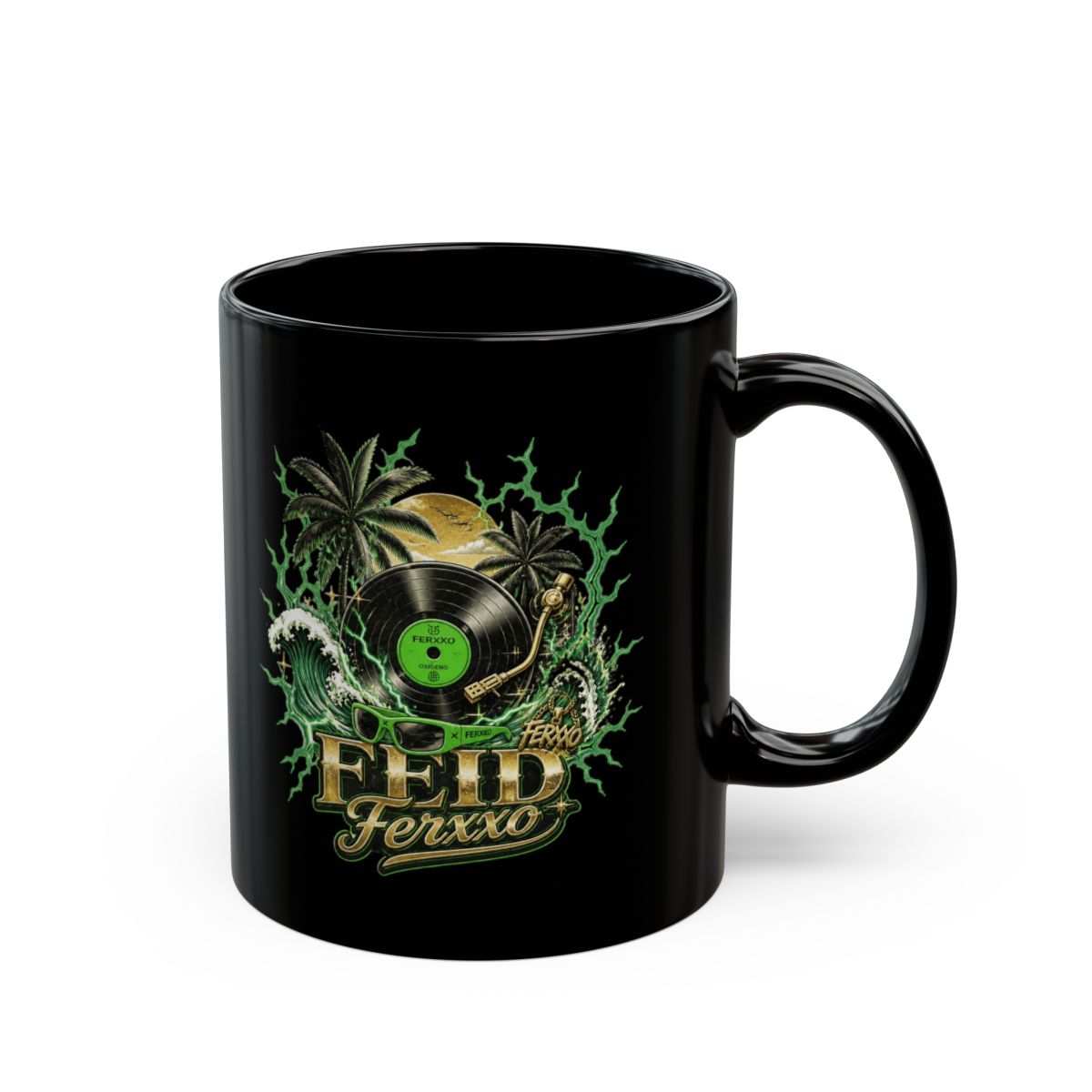 Feid "Ferxxo." Black Mug