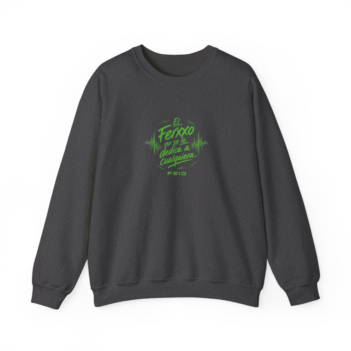 Feid "El Ferxxo no se le dedica a cualquiera." Crewneck - alternate angle 3, merchandise