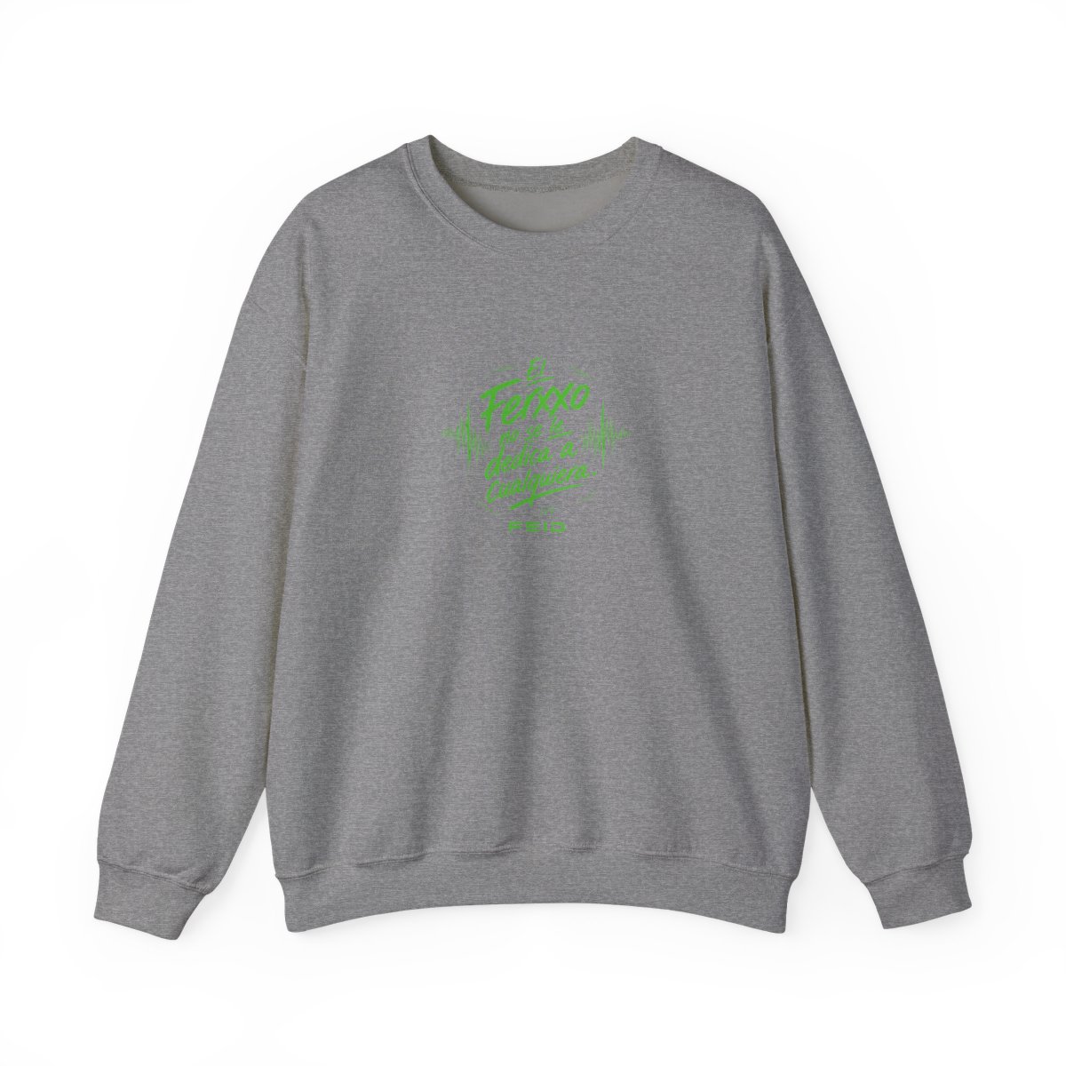 Feid "El Ferxxo no se le dedica a cualquiera." Crewneck - alternate angle 2, merchandise