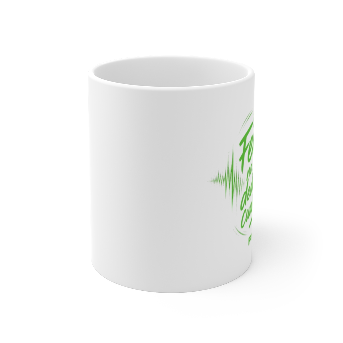 Feid "El Ferxxo no se le dedica a cualquiera." White Mug - alternate angle 1, merchandise