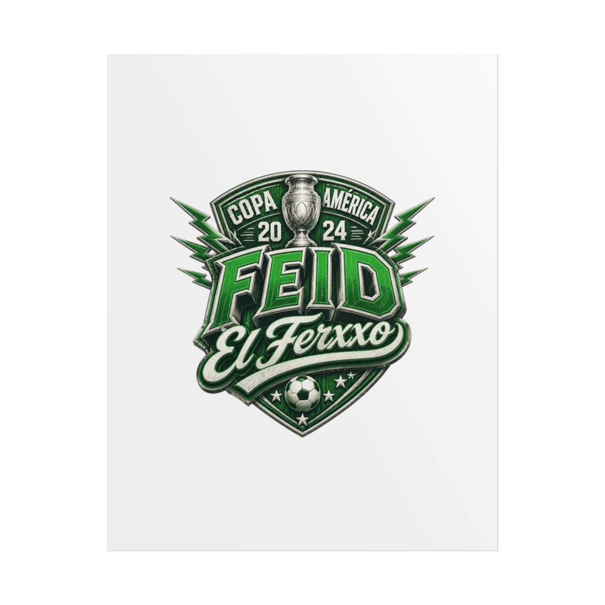 Feid "Copa América 2024" Poster - alternate angle 1, merchandise