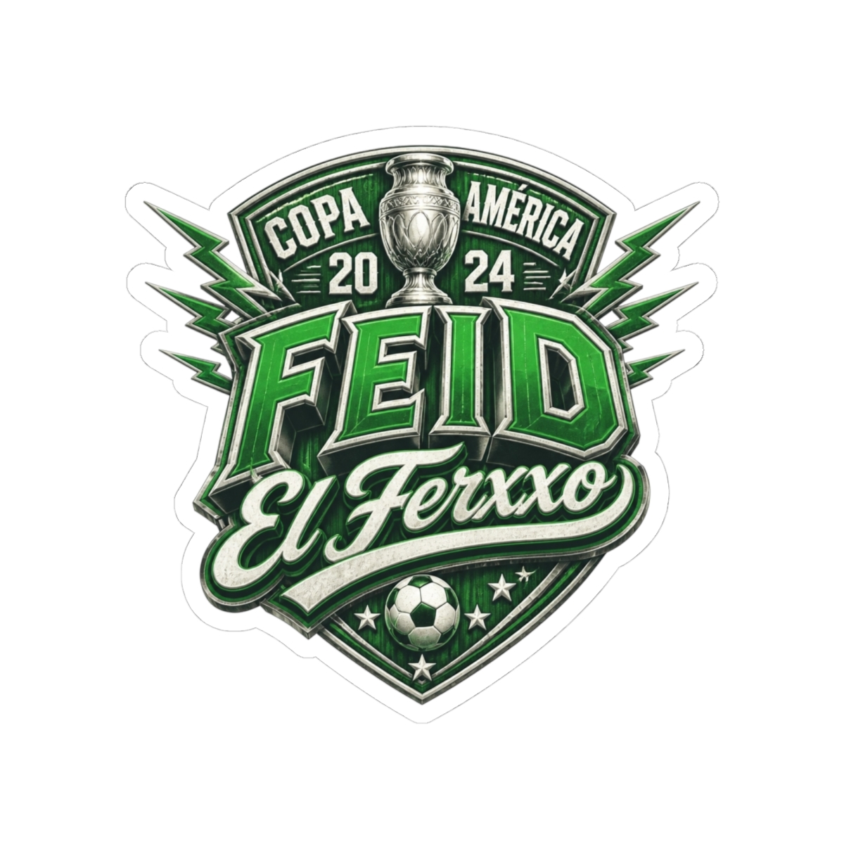 Feid "Copa América 2024" Sticker - Official stickers merchandise