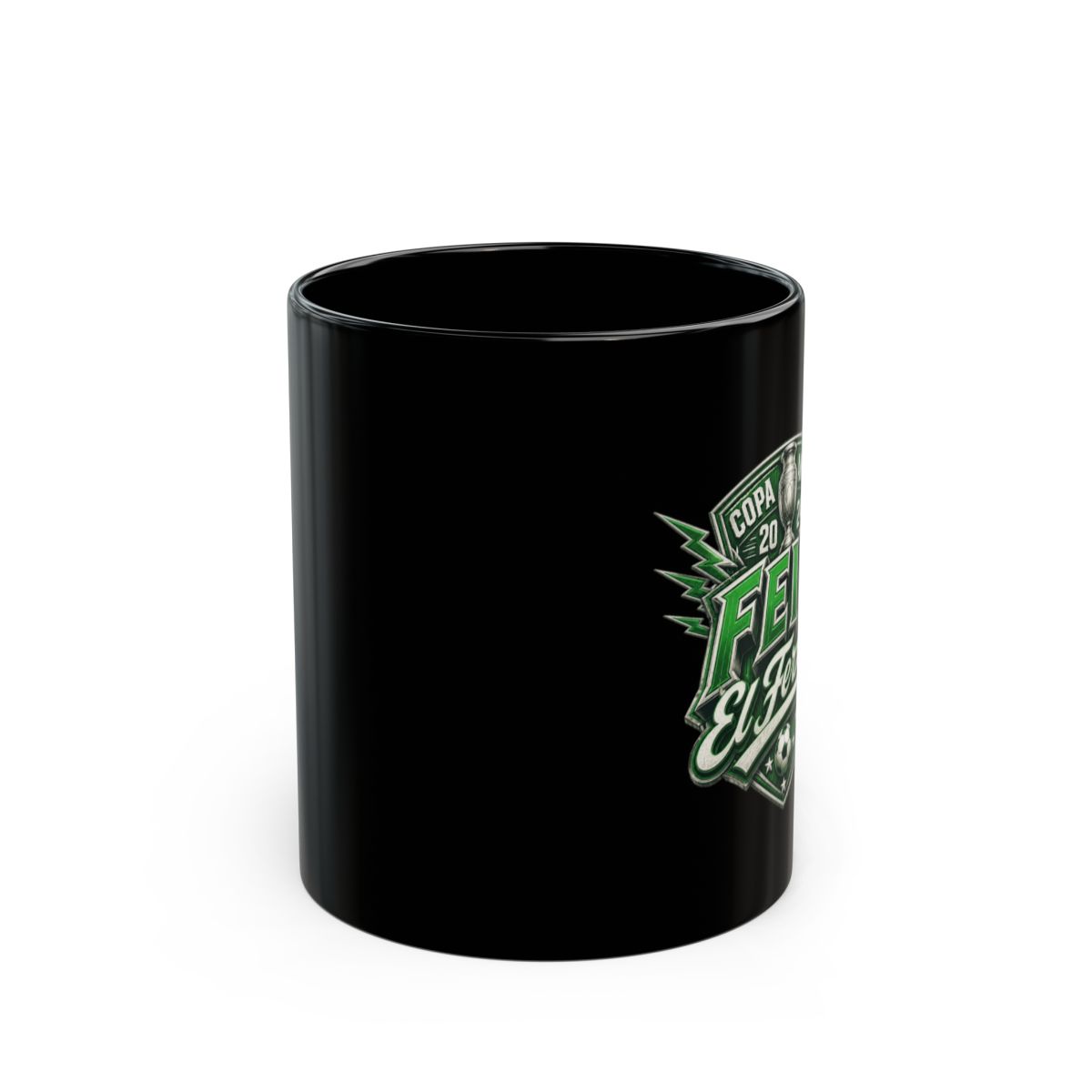 Feid "Copa América 2024" Black Mug - alternate angle 1, merchandise