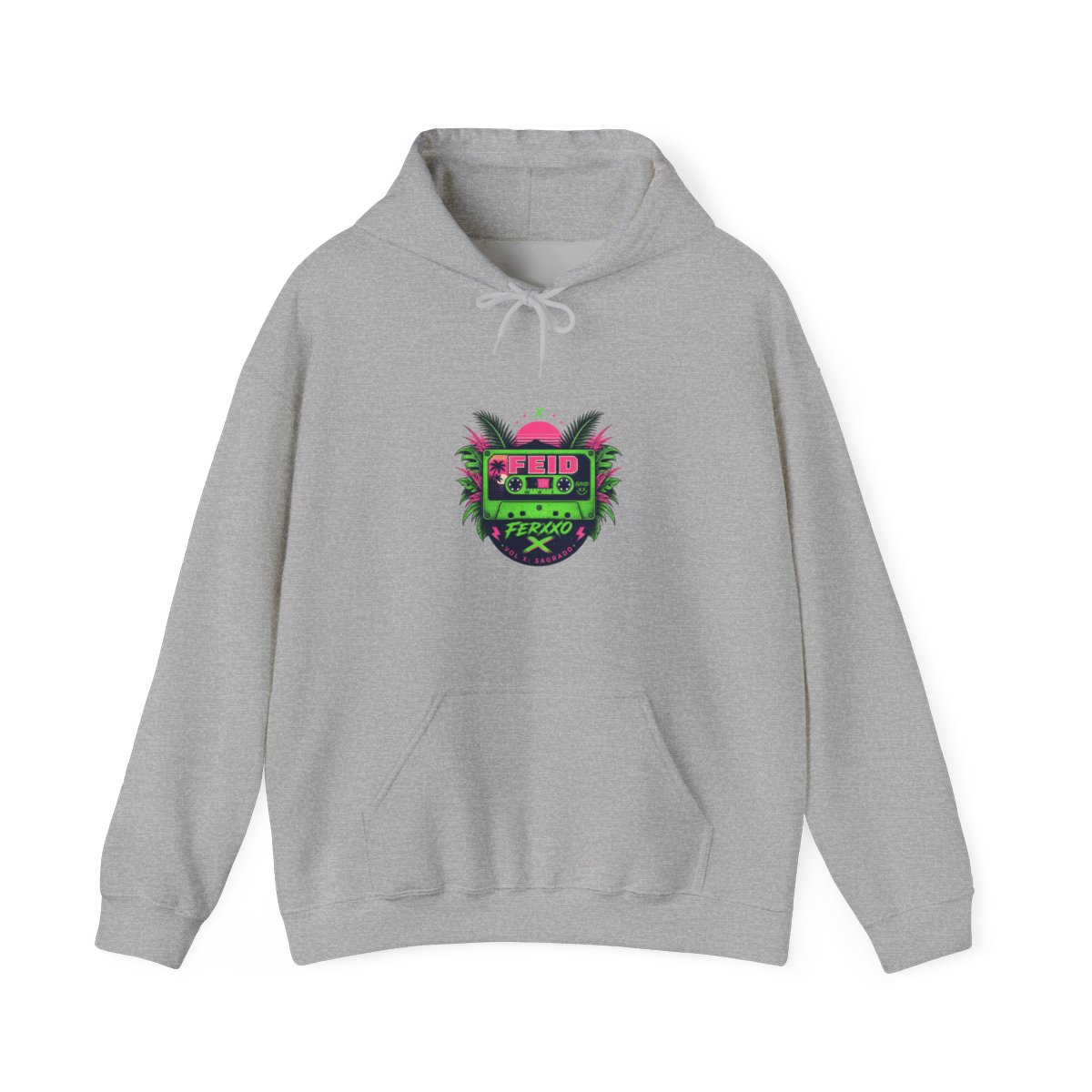 Feid "FERXXO VOL X: Sagrado." Hoodie - alternate angle 2, merchandise
