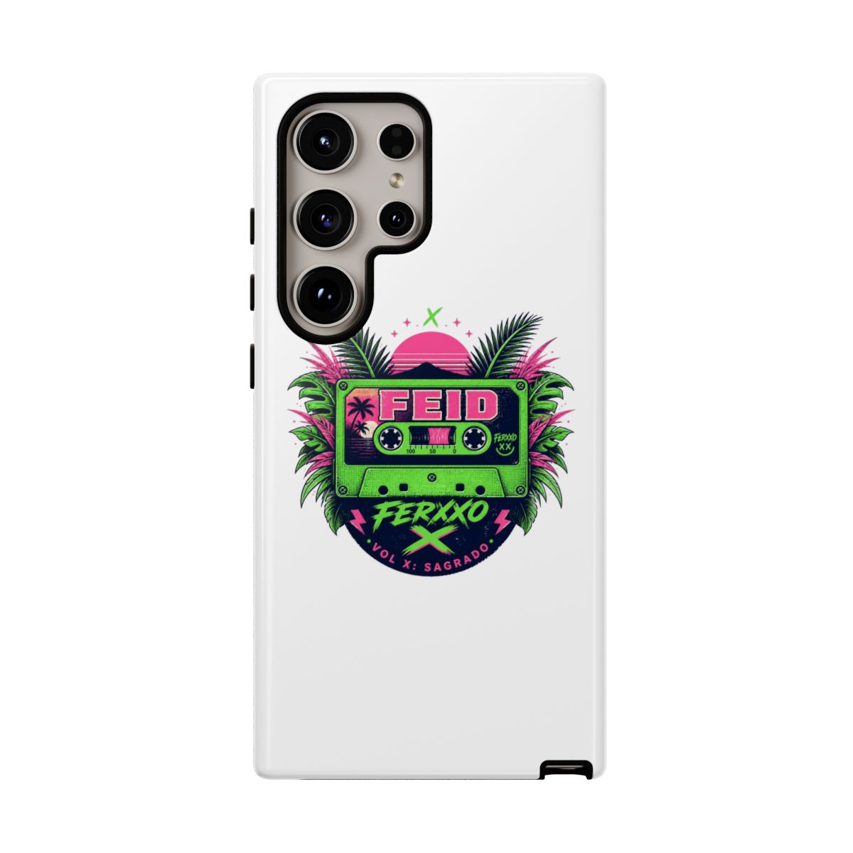 Feid "FERXXO VOL X: Sagrado." Phone Case - alternate angle 3, merchandise