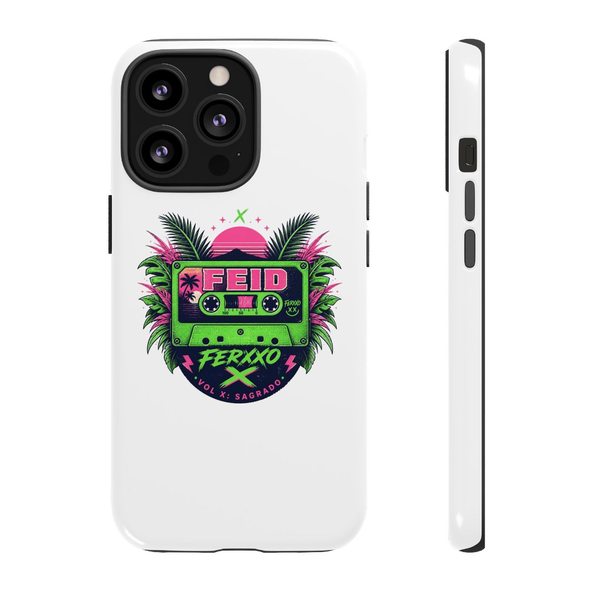 Feid "FERXXO VOL X: Sagrado." Phone Case - alternate angle 2, merchandise