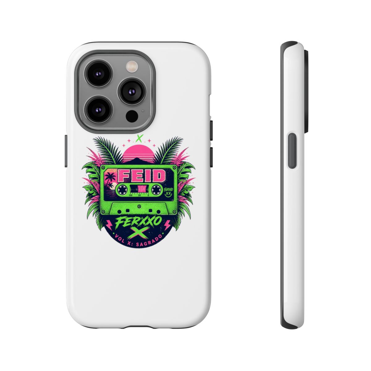 Feid "FERXXO VOL X: Sagrado." Phone Case - alternate angle 4, merchandise