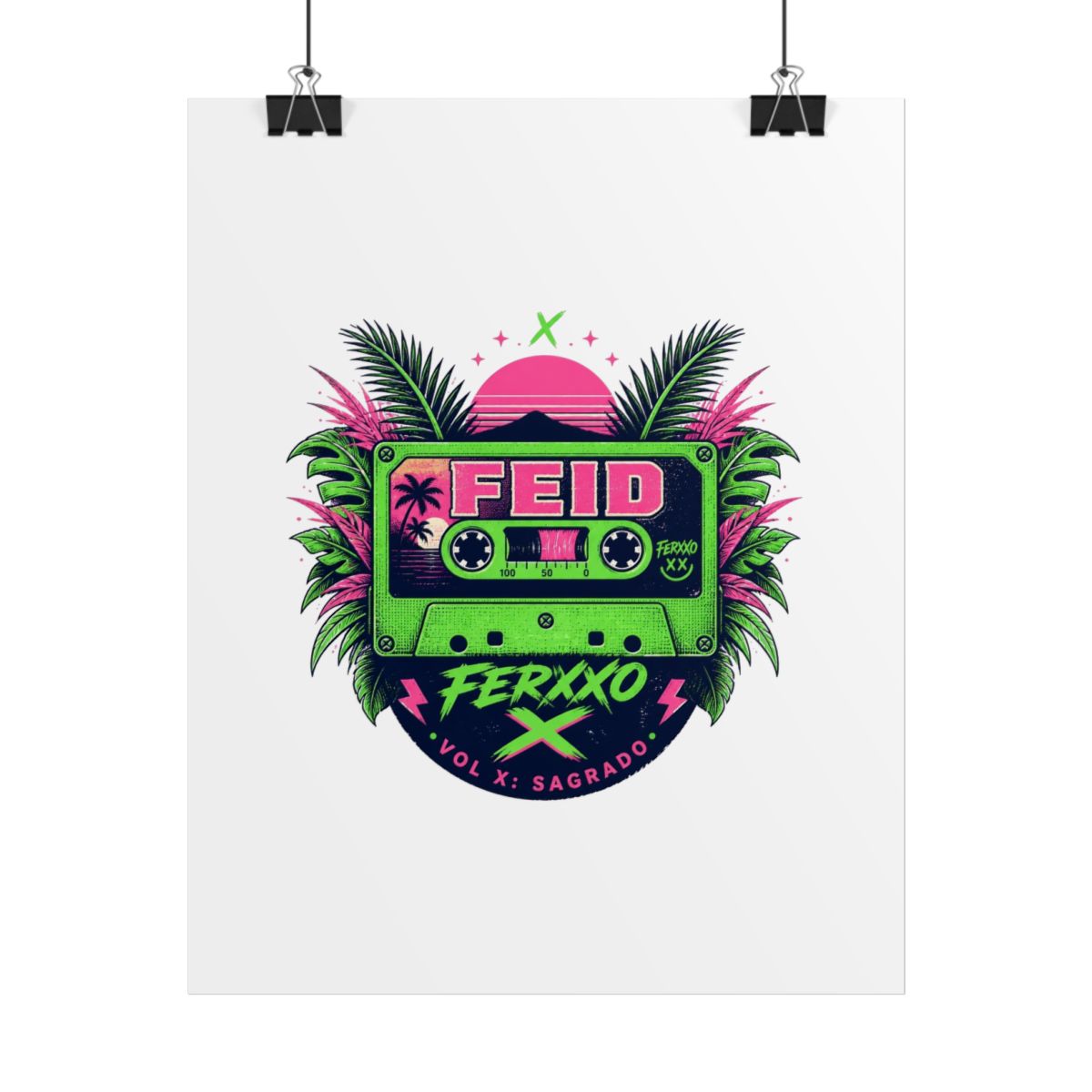 Feid "FERXXO VOL X: Sagrado." Poster
