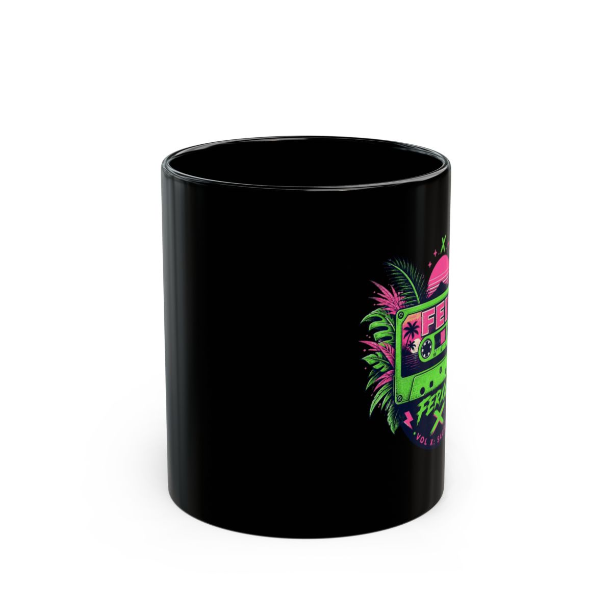 Feid "FERXXO VOL X: Sagrado." Black Mug - alternate angle 1, merchandise