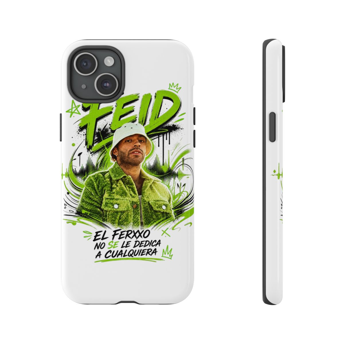 Feid Movement Face Must Remain Phone Case - alternate angle 5, merchandise