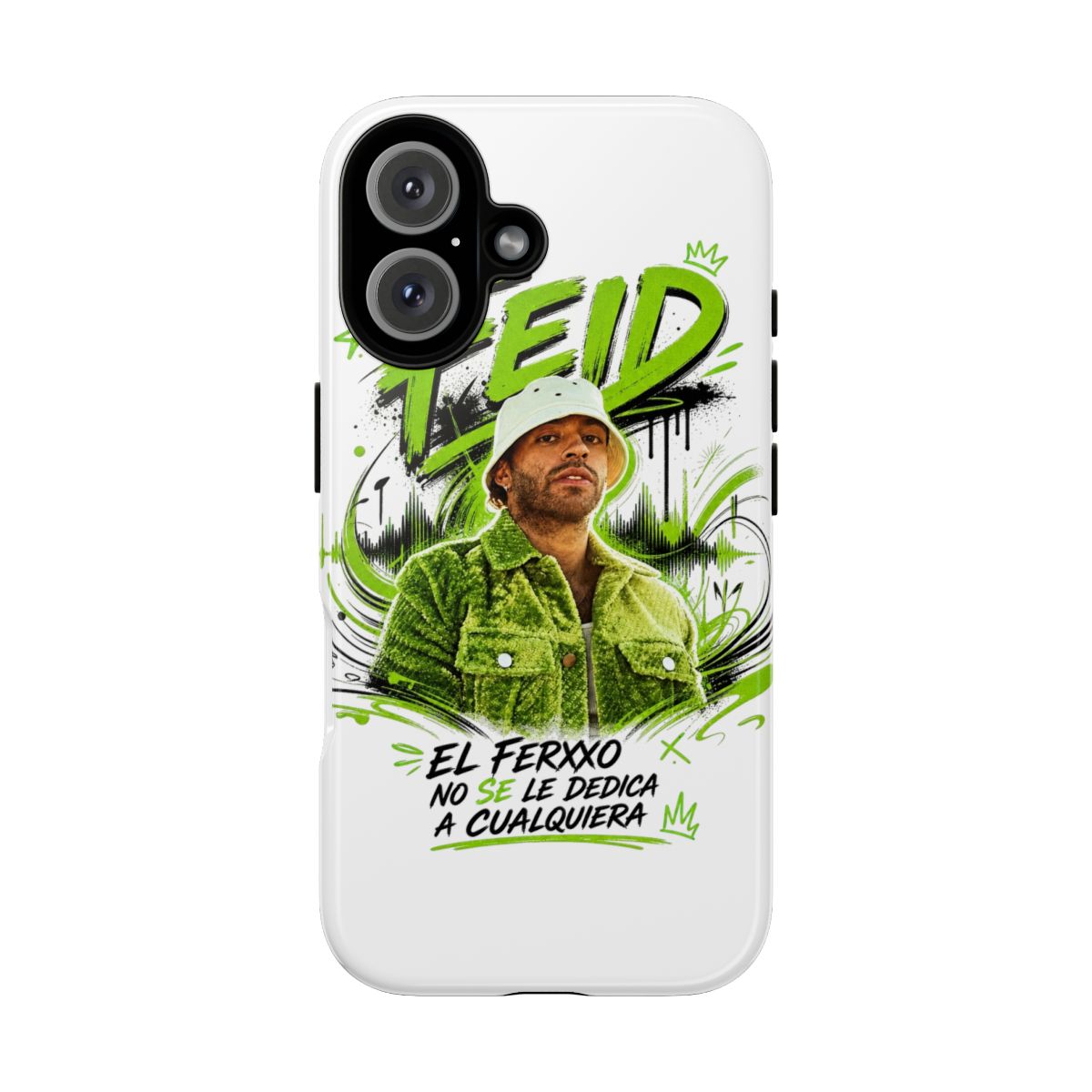 Feid Movement Face Must Remain Phone Case - alternate angle 4, merchandise