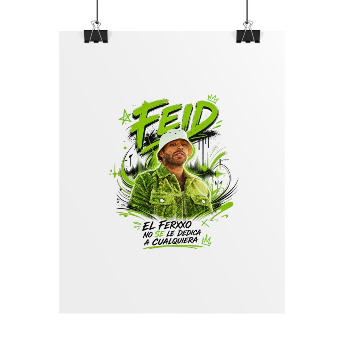 Feid Movement Face Must Remain Poster