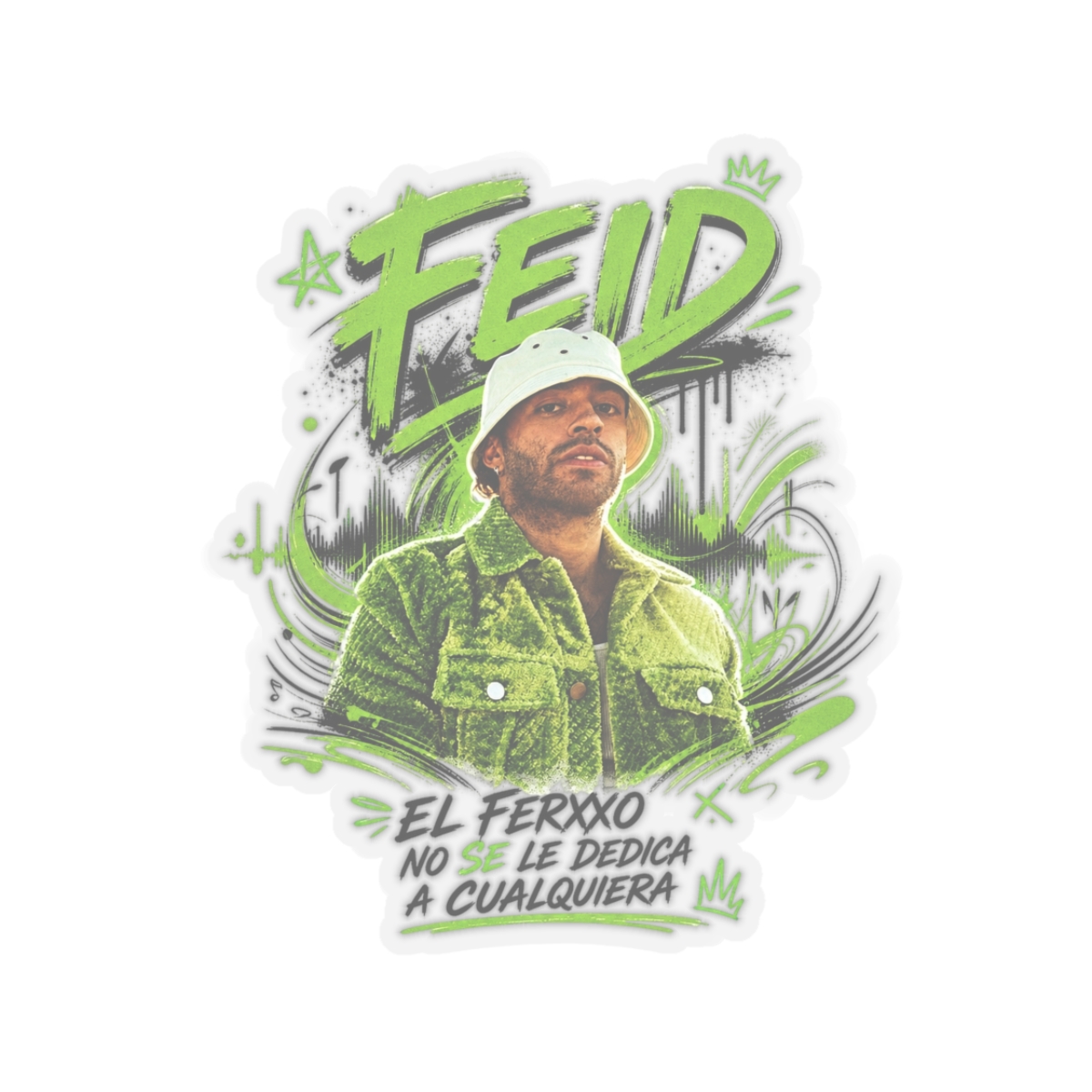 Feid Movement Face Must Remain Sticker