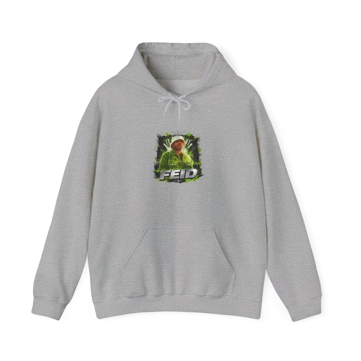 Feid " in bold sans-serif at the bottom. " Hoodie