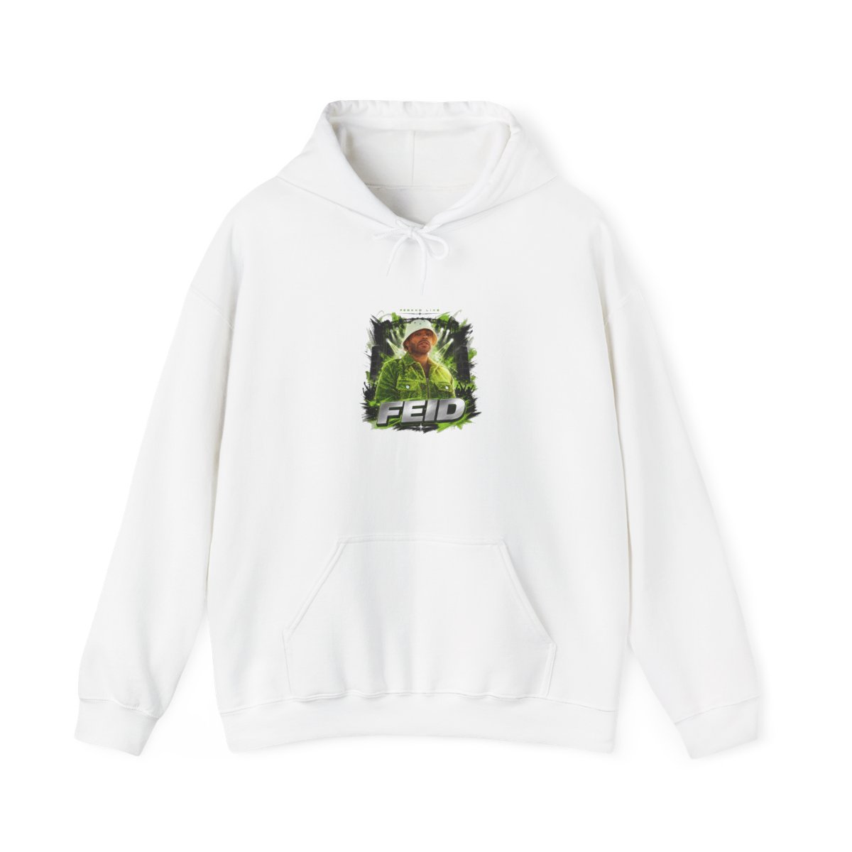 Feid " in bold sans-serif at the bottom. " Hoodie - alternate angle 2, merchandise