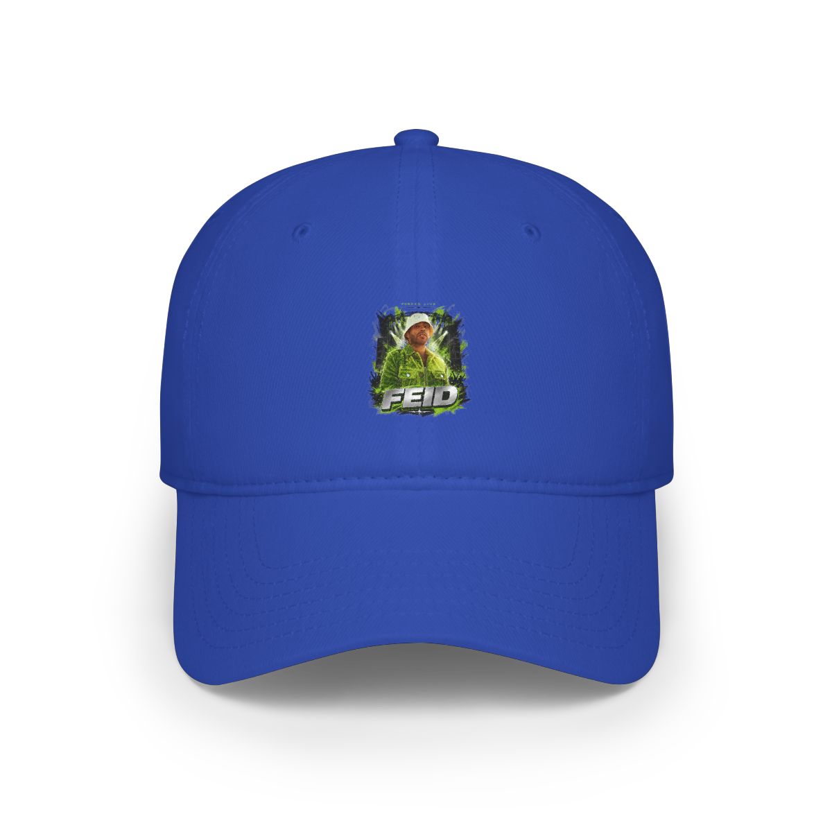 Feid " in bold sans-serif at the bottom. " Hat - alternate angle 4, merchandise