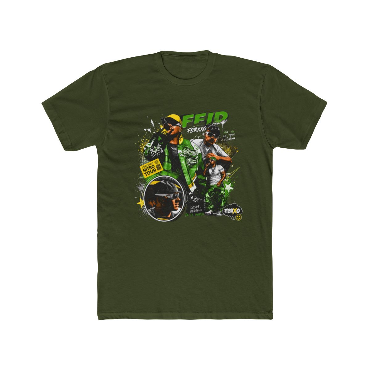 Feid Vintage Bootleg T Shirt - alternate angle 5, merchandise