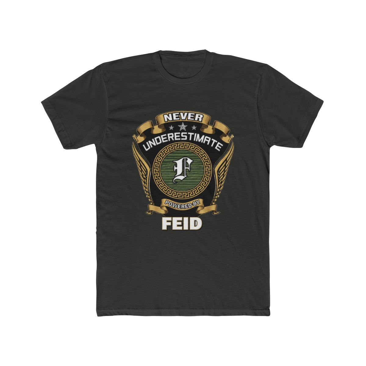 Never underestimate power of a FEID T Shirt - alternate angle 5, merchandise