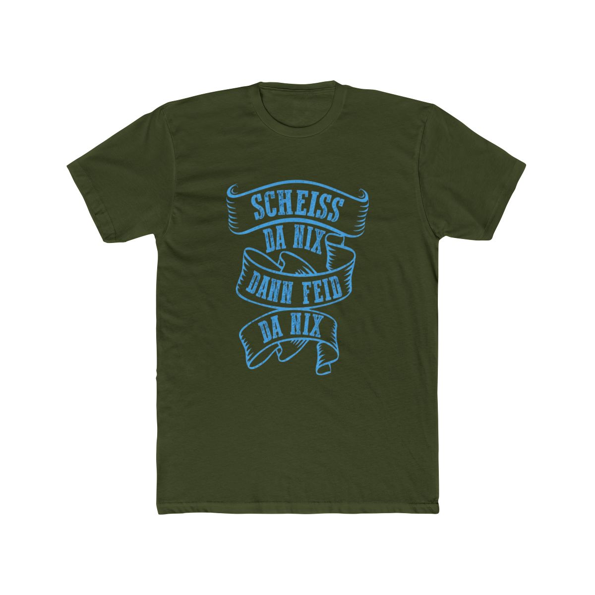 Scheiss Da Nix Dann Feid Da Nix Bayern Dialect T Shirt - alternate angle 4, merchandise