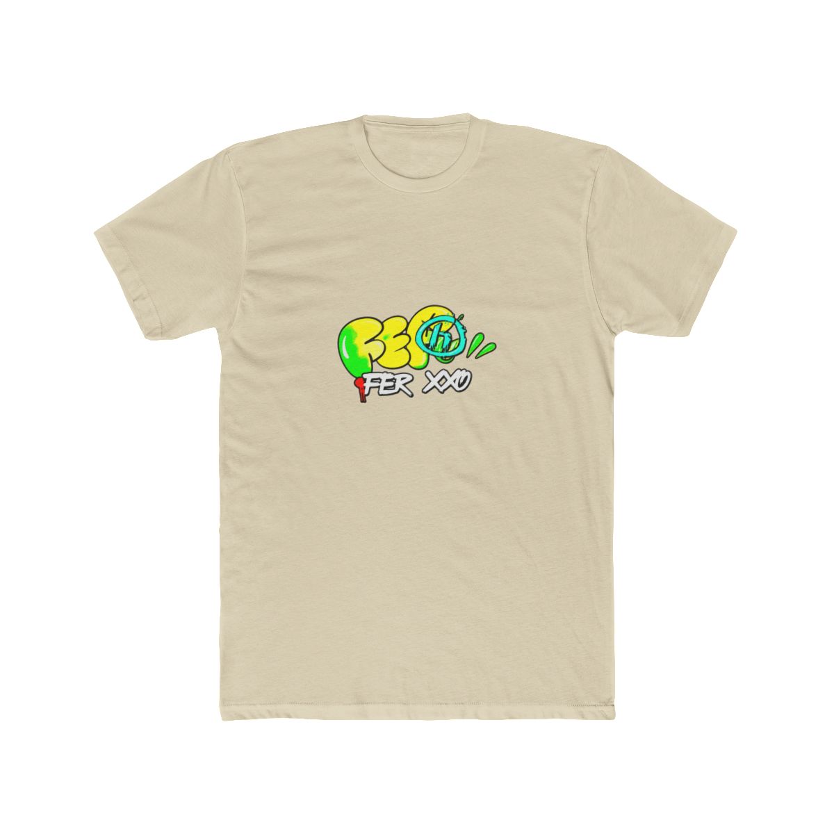 Feid Ferxxo Big Face Signature T Shirt - alternate angle 3, merchandise