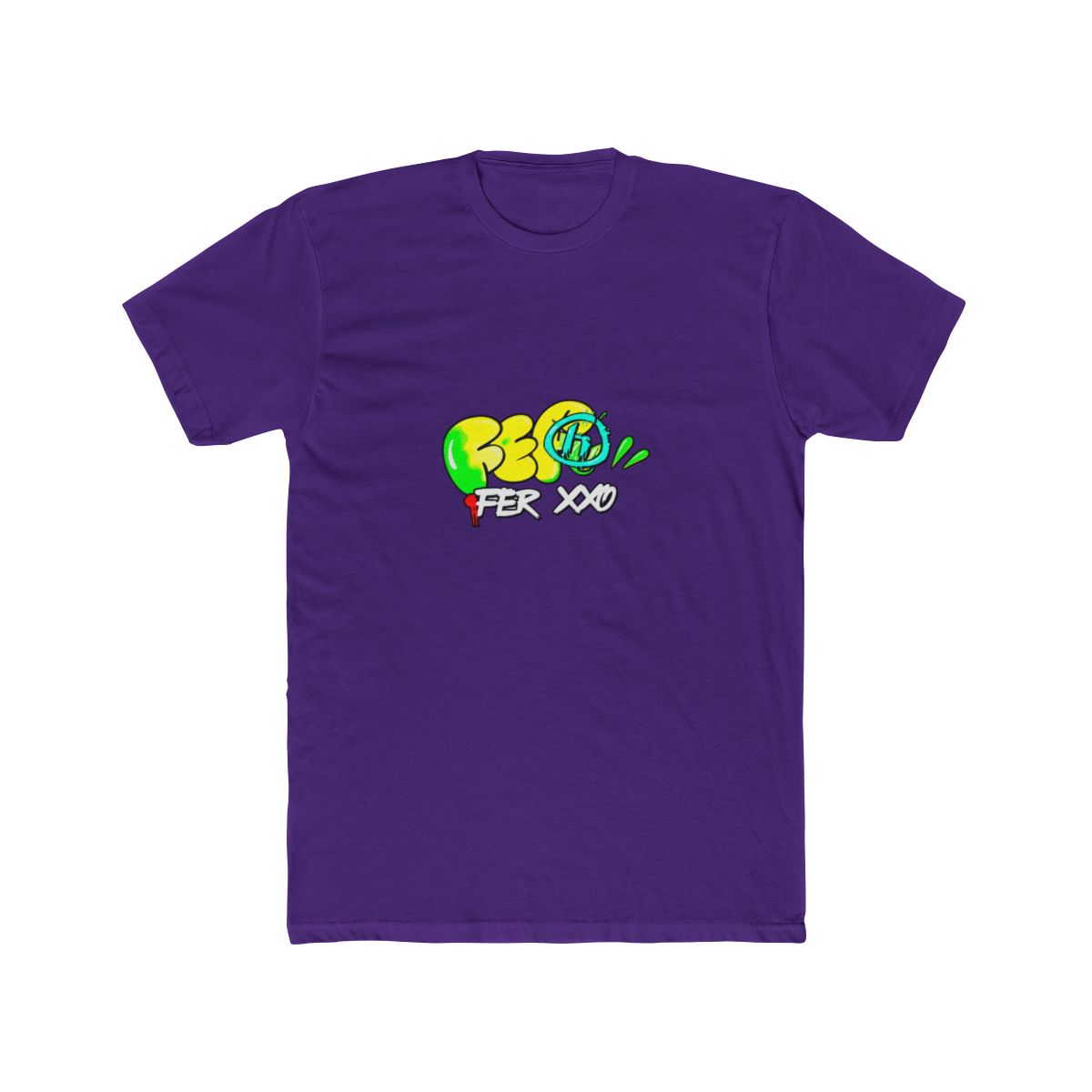 Feid Ferxxo Big Face Signature T Shirt - alternate angle 2, merchandise