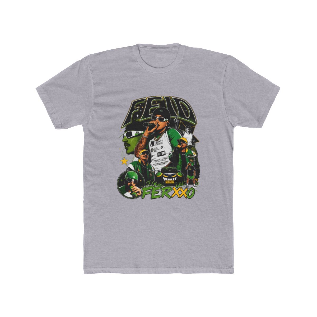 Feid Ferxxo Retro 90s Bootleg T Shirt - alternate angle 5, merchandise