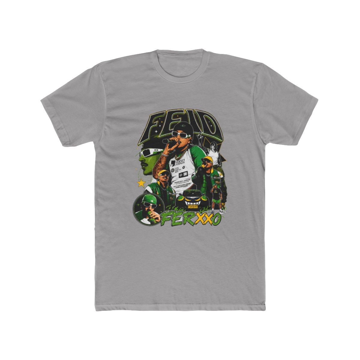 Feid Ferxxo Retro 90s Bootleg T Shirt - alternate angle 2, merchandise